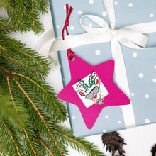 Load image into Gallery viewer, Pink Run Deer MC Wooden ornaments