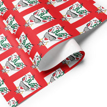 Load image into Gallery viewer, Red Run Deer MC Wrapping paper sheets
