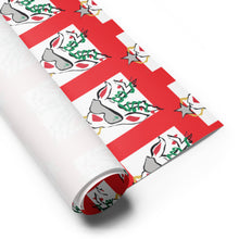 Load image into Gallery viewer, Red Run Deer MC Wrapping paper sheets