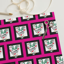 Load image into Gallery viewer, Pink Run Deer MC Wrapping paper sheets