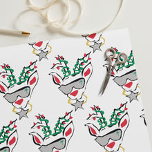 Load image into Gallery viewer, White Run Deer MC Wrapping paper sheets