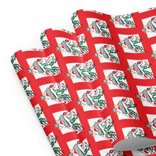 Load image into Gallery viewer, Red Run Deer MC Wrapping paper sheets
