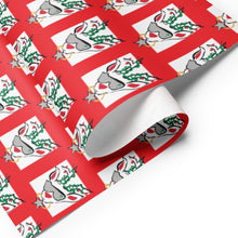 Load image into Gallery viewer, Red Run Deer MC Wrapping paper sheets