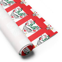 Load image into Gallery viewer, Red Run Deer MC Wrapping paper sheets