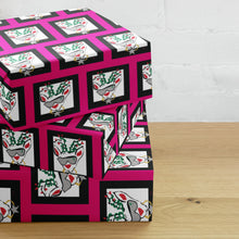 Load image into Gallery viewer, Pink Run Deer MC Wrapping paper sheets