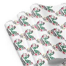 Load image into Gallery viewer, White Run Deer MC Wrapping paper sheets