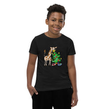 Load image into Gallery viewer, Giraffe Tree Youth Short Sleeve T-Shirt