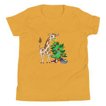 Load image into Gallery viewer, Giraffe Tree Youth Short Sleeve T-Shirt