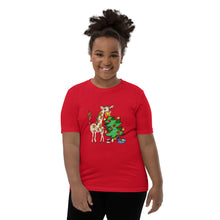 Load image into Gallery viewer, Giraffe Tree Youth Short Sleeve T-Shirt
