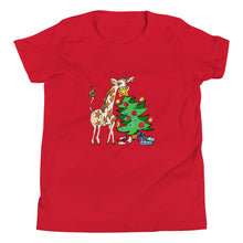 Load image into Gallery viewer, Giraffe Tree Youth Short Sleeve T-Shirt