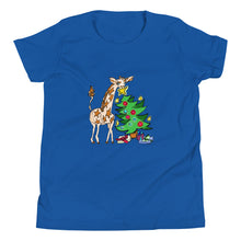 Load image into Gallery viewer, Giraffe Tree Youth Short Sleeve T-Shirt