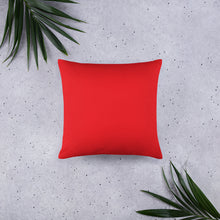 Load image into Gallery viewer, Red Holiday Deer Basic Pillow
