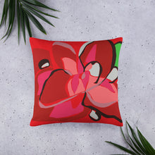 Load image into Gallery viewer, Red Poinsettia Basic Pillow