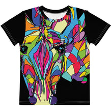 Load image into Gallery viewer, Zebra Kids crew neck t-shirt