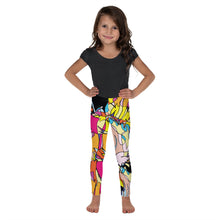 Load image into Gallery viewer, Black Seahorse Kid's Leggings