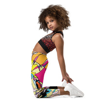 Load image into Gallery viewer, Black Seahorse Kid's Leggings