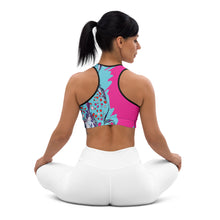 Load image into Gallery viewer, Cheetah Padded Sports Bra