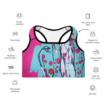 Load image into Gallery viewer, Cheetah Padded Sports Bra