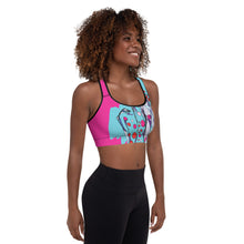Load image into Gallery viewer, Cheetah Padded Sports Bra