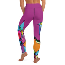 Load image into Gallery viewer, Zebra Color Pop Yoga Leggings