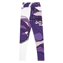 Load image into Gallery viewer, Purple Panda Yoga Leggings