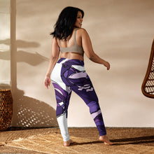 Load image into Gallery viewer, Purple Panda Yoga Leggings
