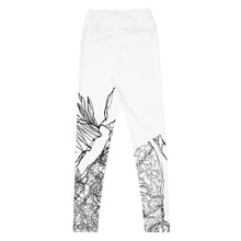 Load image into Gallery viewer, Black & White Lizard Yoga Leggings