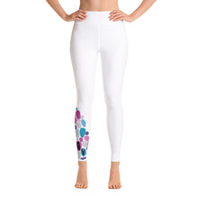 Load image into Gallery viewer, White Love Tree Yoga Leggings