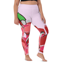 Load image into Gallery viewer, Selago Poinsettia Yoga Leggings