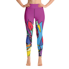 Load image into Gallery viewer, Zebra Color Pop Yoga Leggings