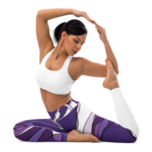 Load image into Gallery viewer, Purple Panda Yoga Leggings