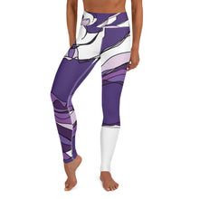 Load image into Gallery viewer, Purple Panda Yoga Leggings