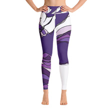 Load image into Gallery viewer, Purple Panda Yoga Leggings