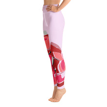 Load image into Gallery viewer, Selago Poinsettia Yoga Leggings
