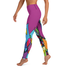 Load image into Gallery viewer, Zebra Color Pop Yoga Leggings