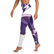 Load image into Gallery viewer, Purple Panda Yoga Leggings