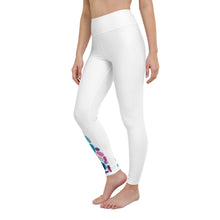 Load image into Gallery viewer, White Love Tree Yoga Leggings