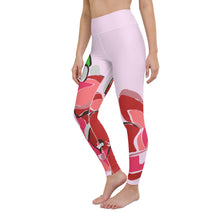Load image into Gallery viewer, Selago Poinsettia Yoga Leggings