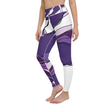 Load image into Gallery viewer, Purple Panda Yoga Leggings