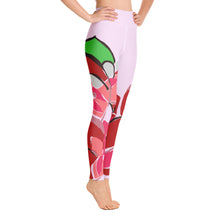 Load image into Gallery viewer, Selago Poinsettia Yoga Leggings