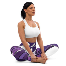 Load image into Gallery viewer, Purple Panda Yoga Leggings