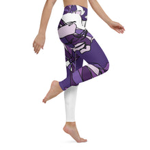 Load image into Gallery viewer, Purple Panda Yoga Leggings