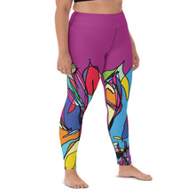 Load image into Gallery viewer, Zebra Color Pop Yoga Leggings