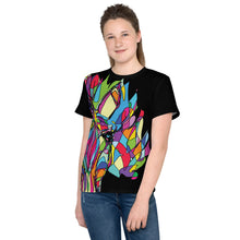 Load image into Gallery viewer, Zebra Youth crew neck t-shirt