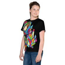 Load image into Gallery viewer, Zebra Youth crew neck t-shirt