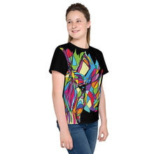 Load image into Gallery viewer, Zebra Youth crew neck t-shirt