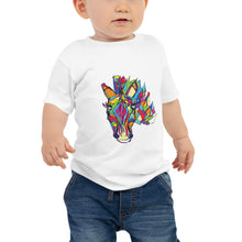 Load image into Gallery viewer, Zebra Baby Jersey Short Sleeve Tee