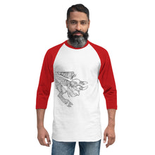 Load image into Gallery viewer, KL Lizard 3/4 sleeve raglan shirt