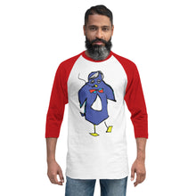 Load image into Gallery viewer, TD Penguin 3/4 sleeve raglan shirt