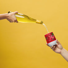 Load image into Gallery viewer, Red Poinsettia Wine tumbler
